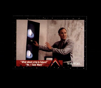 1990 Pacific Total Recall #14 What about a trip to Saturn? No, I Said Mars!