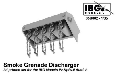 IBG 1/35 Smoke Grenade Dischargers for IBG Pz.Kpfw.II Ausf. B (3d Printed Set)