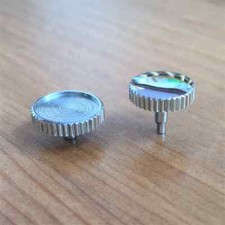 9mm 10mm Stainless Steel Watch Crown Fits Panerai Luminor PAM 1950 Watches