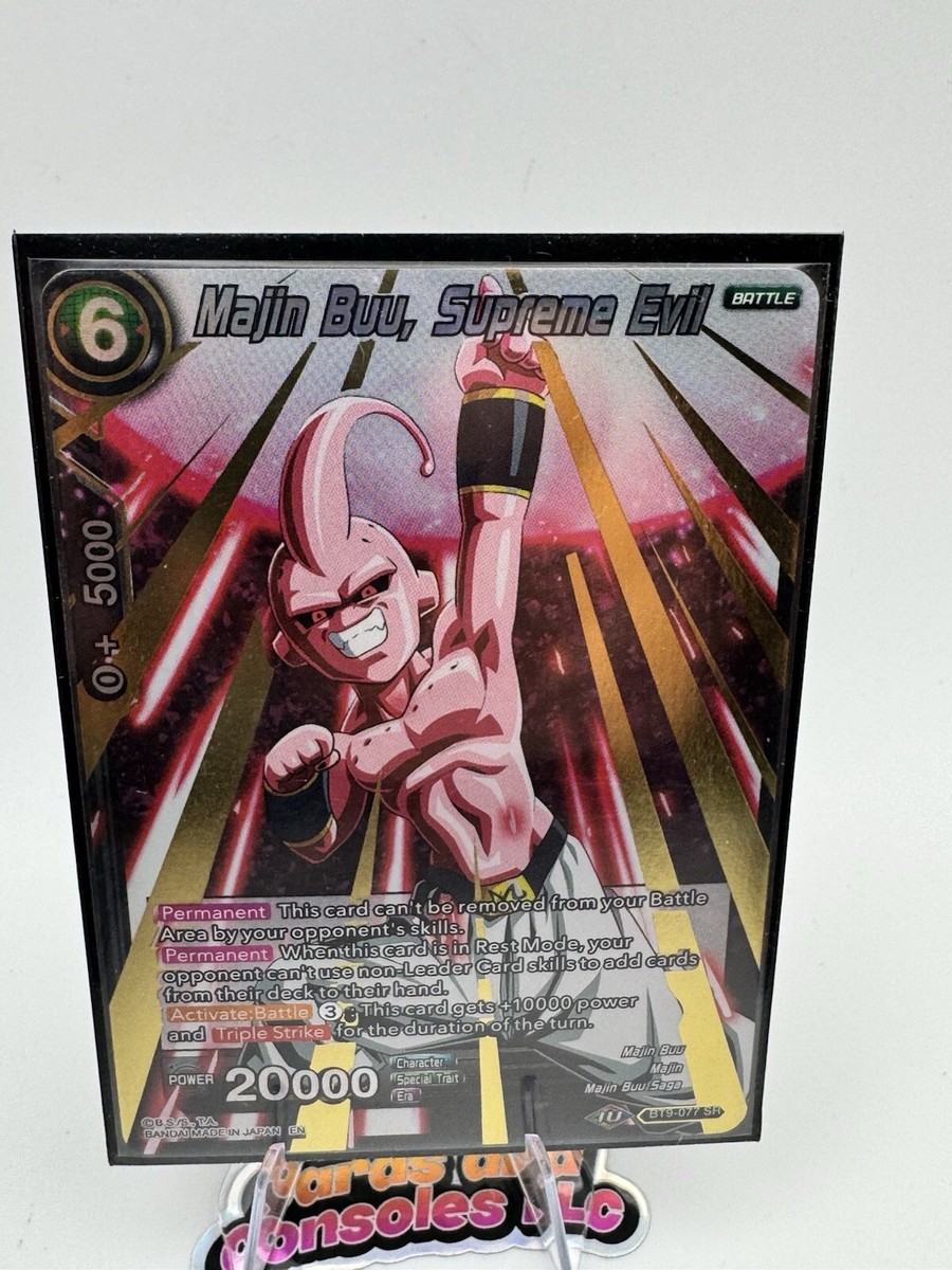 Majin Buu, Supreme Evil SR Foil Mint/NM BT9-077 Dragonball Super