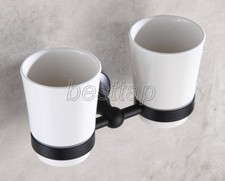 Black Oil Rubbed Brass Wall Mount Bathroom Accessories Toothbrush Holder sba859