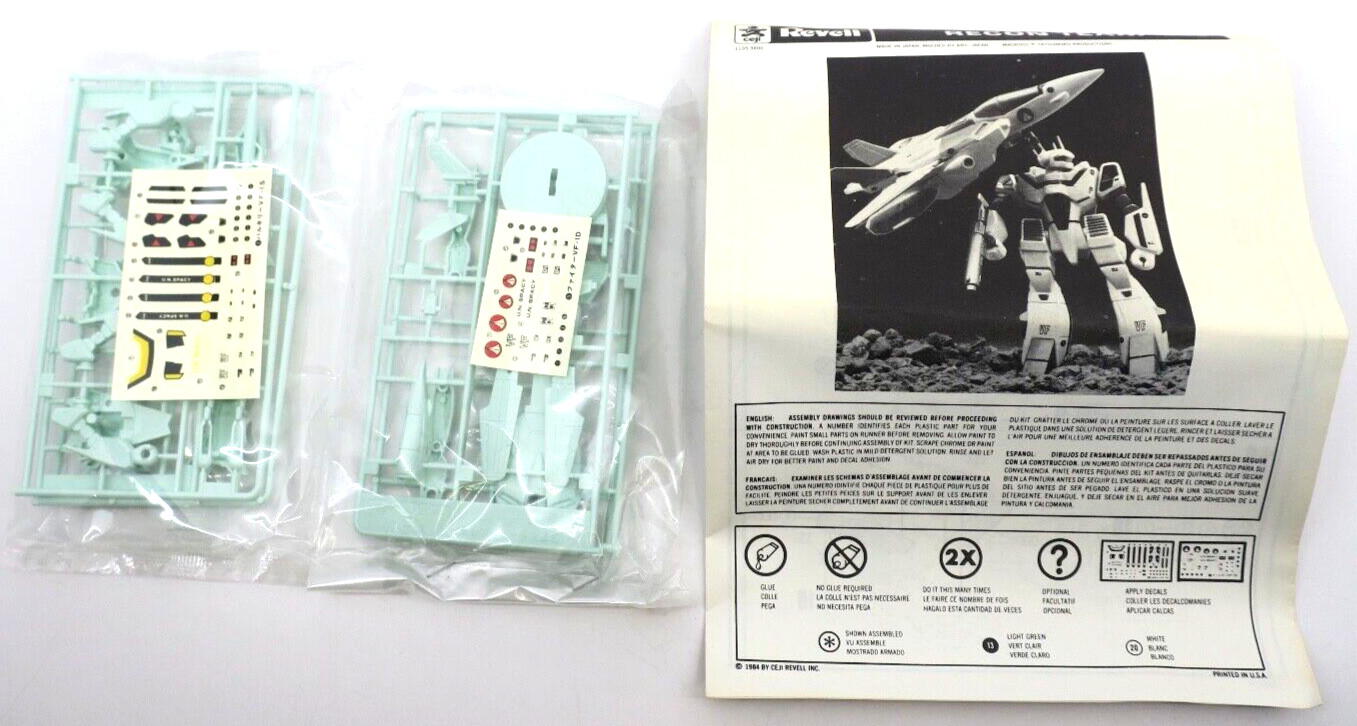 Recon Model Kit Revell 1/170 Robotech 2 in 1 Kit Recon Team Model Kit 1135