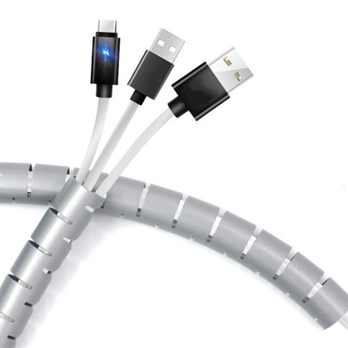 Winder Spiral Wire Wrap Cable Organizer Cord Protector Storage Pipe Management - Picture 10 of 16