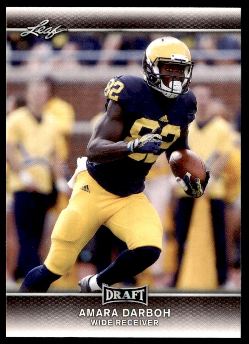 2017 Leaf Draft Amara Darboh Rookie Michigan Wolverines #2