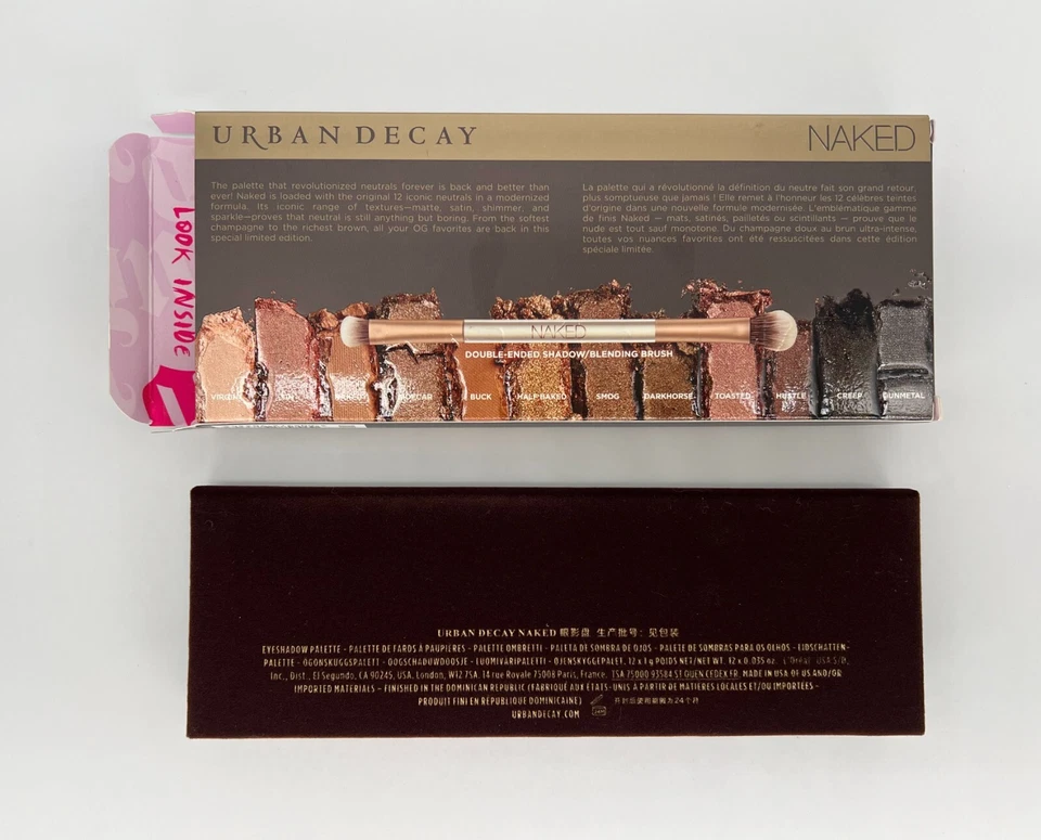 NEW Urban Decay NAKED 1 Original Eyeshadow Palette 2024 Release, Authentic - Image 3 of 4