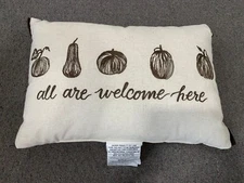 Threshold All Are Welcome Here Throw Pillow 14" x 20" 100% Polyester