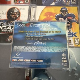 Sega Dreamcast Sports Bundle NBA 2K1, NFL 2K, World Series Baseball 2K1 NCAA 2K2