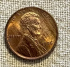 1926 Lincoln cent ,  Red / Brown choice / Gem uncirculated scarce