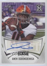 2021 Leaf Draft Amen Ogbongbemiga #BA-AO2 Auto 0q3