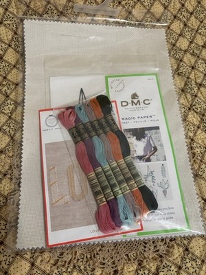 DMC Factory Tour Gift Paris Cross Stitch Thread, Cloth, Pattern NEW