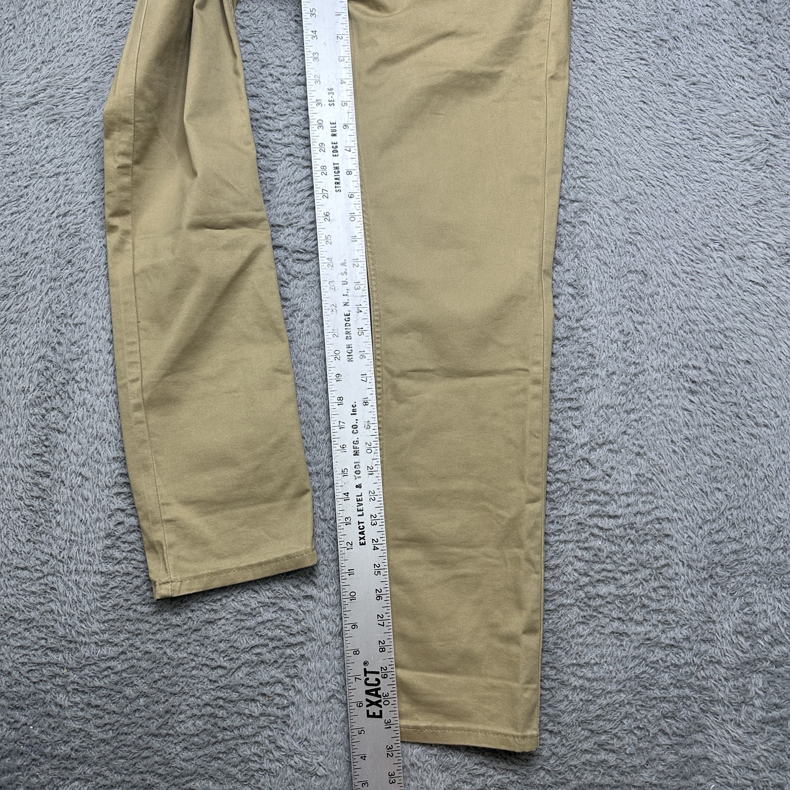 Levis 511 Jeans Mens 30x32 Khak Tan Stretch Straight image 8