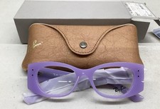 Ray-Ban Full Rim Eyeglass Frames Lilac Plastic Unisex Designer
