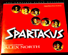 SPARTACUS THE COMPLETE STEREO ALBUM MASTERS MUSIC ALEX NORTH CD VARESE SARABANDE