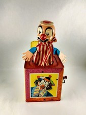 1961 Matty Mattel Ted Duncan Clown Metal Jack in The Box No. 659 Vintage - Works