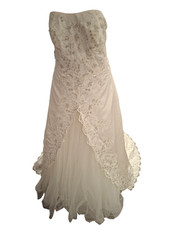davids bridal wedding dress size 16W