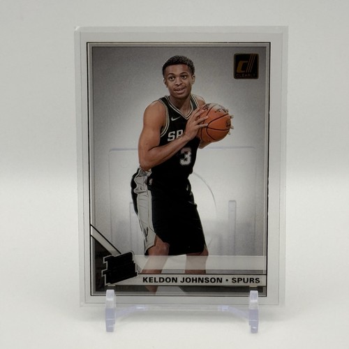 2019-20 Panini Clearly Donruss Keldon Johnson Rated Rookie Gold #77