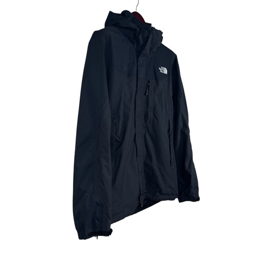 The North Face Varius Guide HyVent Parka Men XL Black Hooded Outdoors Shell Only - Picture 4 of 12