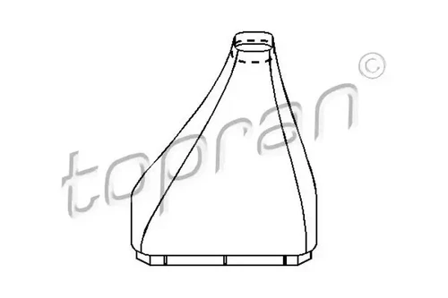 Fuelle de la palanca de cambios 205 860 TOPRAN para OPEL VECTRA B Hatchback - Imagen 1 de 1