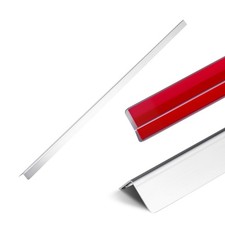 Smooth 1x1x48 in 90-degree 304 Stainless Steel Corner Guard 10 Piece