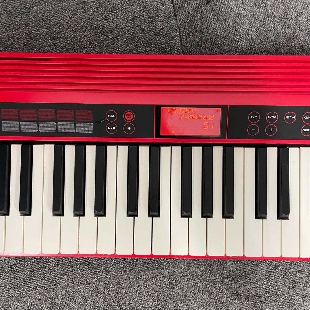 Roland GO KEYS GO-61K 61-Key Music Creation Keyboard Red Used from
