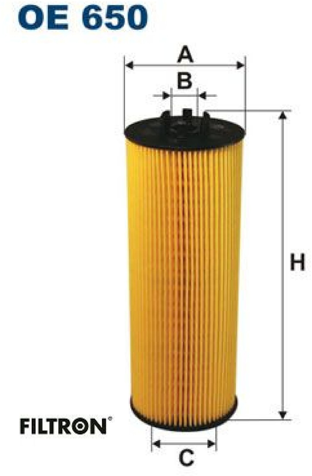 FILTRON OE650 Ölfilter Motorölfilter für Audi für Skoda für VW