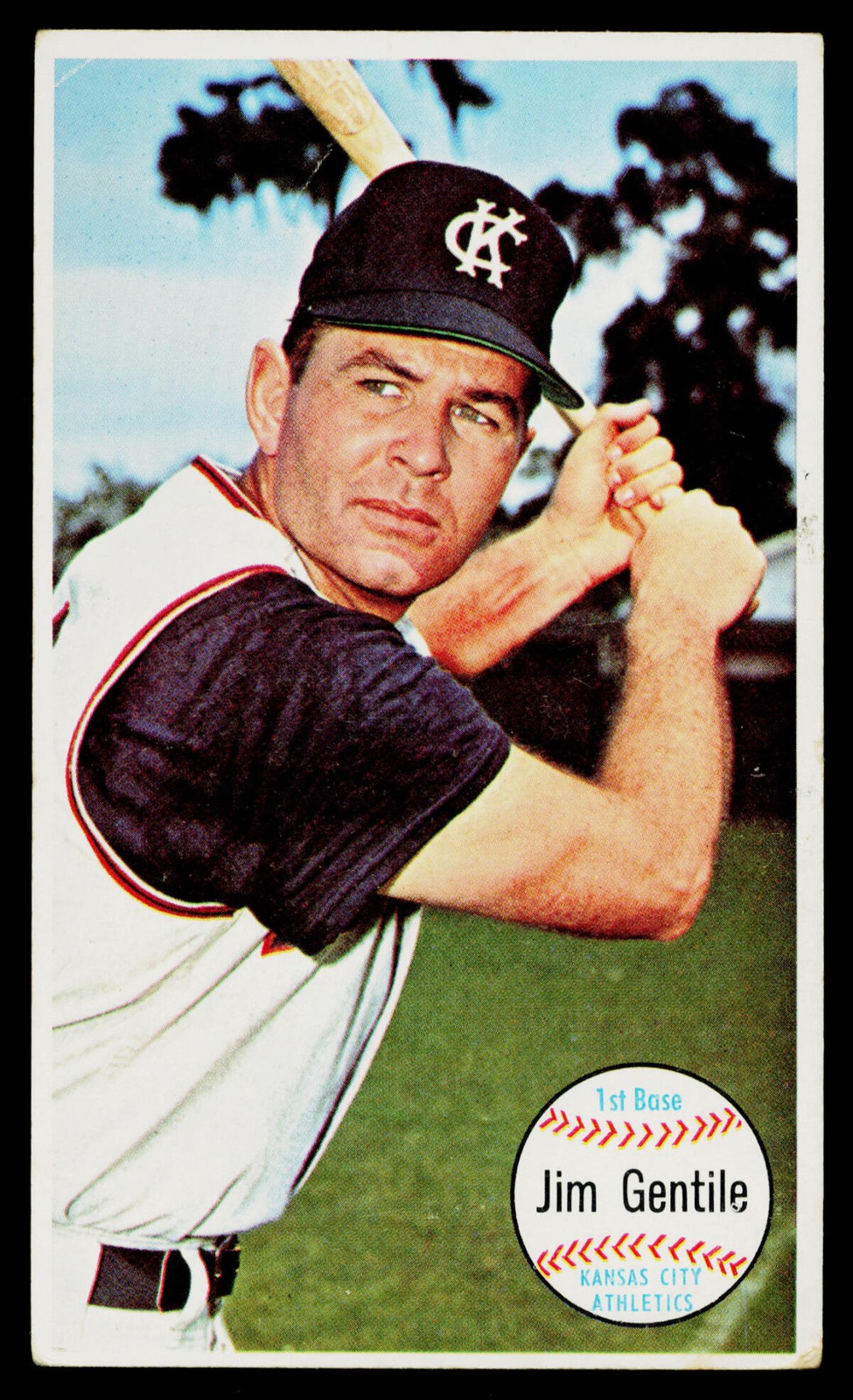 1964 TOPPS GIANTS #15 JIM GENTILE VG (LIGHT CREASE)