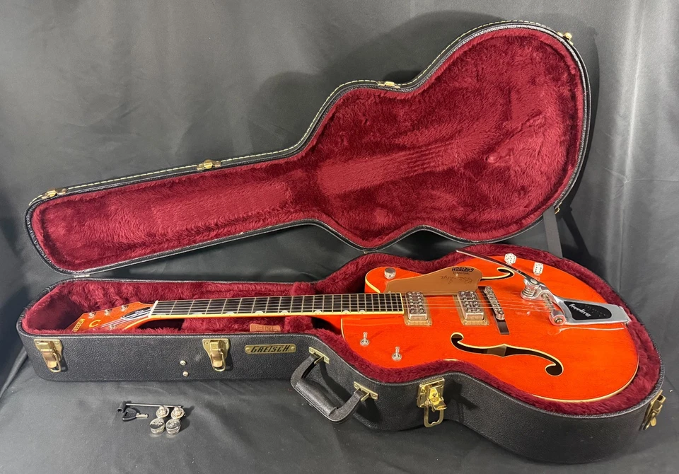 Gretsch G6120SSLVO 2005 Brian Setzer - Laca naranja vintage Foto 2 de 4