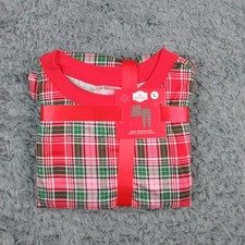 Holiday Pajama Set Womens L Red Plaid Flannel Christmas Cozy 2 Piece NWT