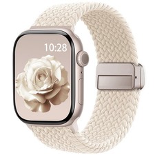 Braided Stretchy Band Compatible with Apple Watch Bands 38mm 40mm 41mm 42mm 4...