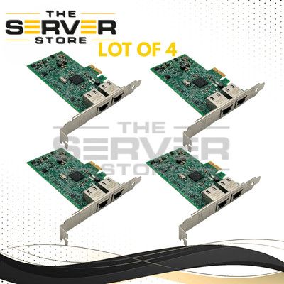(LOT OF 4) Dell Broadcom 5720 Dual Port Gigabit Network Card 00FCGN 0FCGN