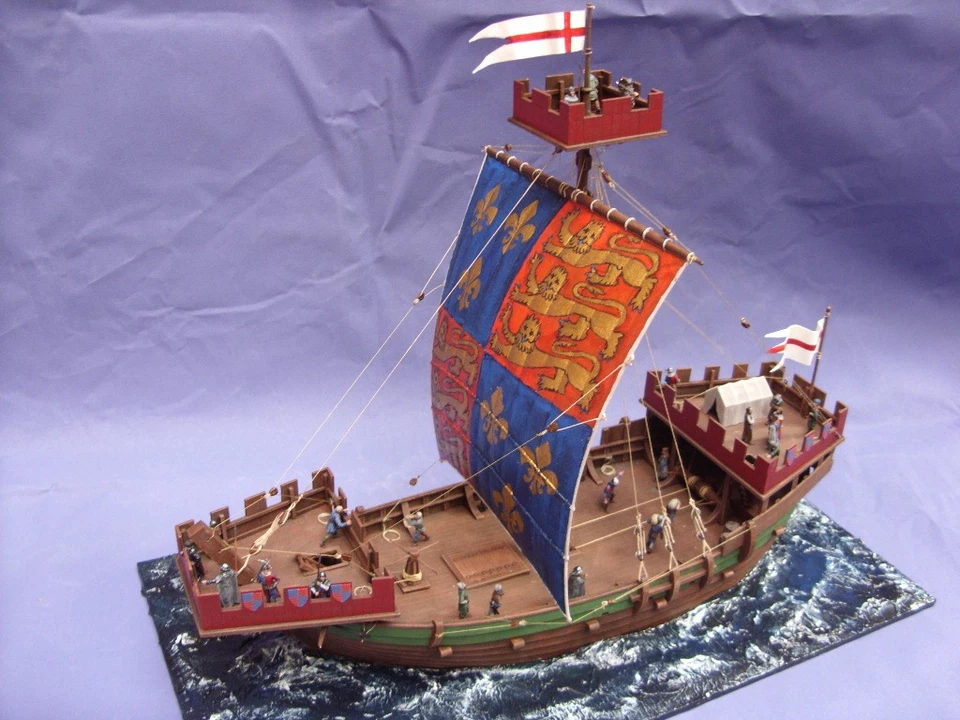 ZVEZDA ENGLISH MEDIEVAL SHIP "THOMAS" - 9038 SCALA 1:72 - Immagine 3 di 4