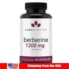 Berberine Supplement 1200 mg per Serving Berberine HCI NEW