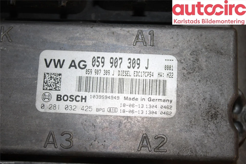 Centralina motore originale (ECU) VW AMAROK (2HA, 2HB, S1B, S6B, S7A, S7B) 2019 - Immagine 2 di 3