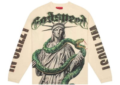 #ad Godspeed Top 5 Slizzy L S Boom T shirt Bone $229.99