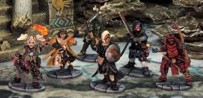 Frostgrave Cultists II: Female Sprue   x5 28mm Fantasy Miniatures (North Star)