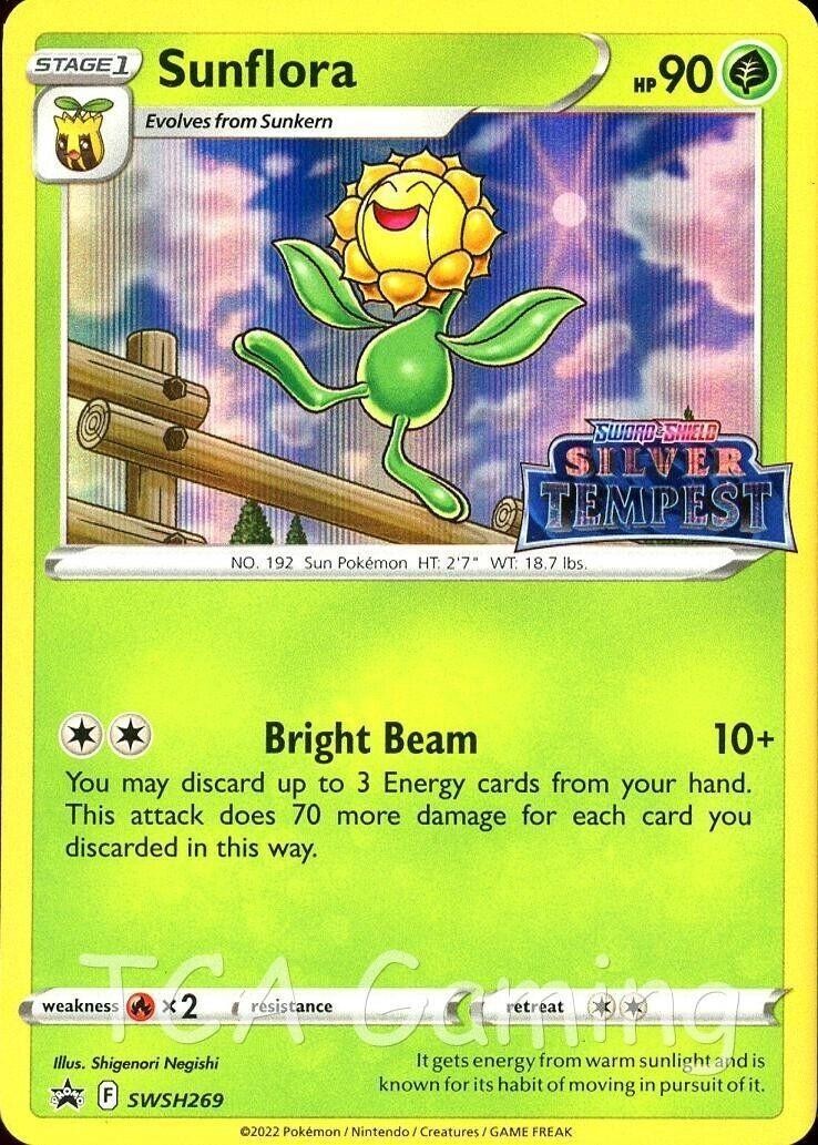 Sunflora SWSH269 Pre-Release Stamped - SWSH Black Star Promos - NM