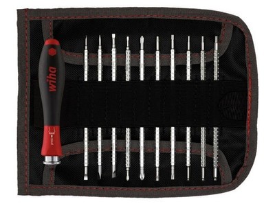 Wiha - SYSTEM 4 SoftFinish  Interchangeable Screwdriver Set, 12 Piece