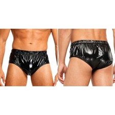Men Waterproof Washable Underwear Diaper Cover Special Needs Incontinence Brief