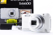 Nikon Coolpix S6600 White Excellent Digital Camera Z1096
