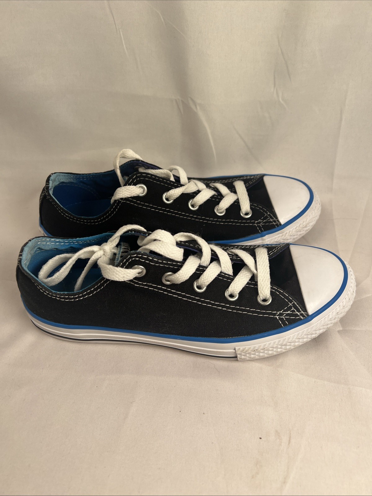 Converse Blue All Star Double Tongue Size 3 thumbnail 2