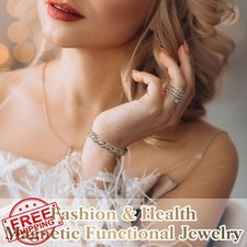 Lymph Detox Magnetic Bracelet Women Titanium Steel Fishtail Design Gift