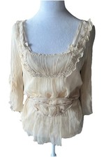 Rebecca Taylor silk tops Size 6