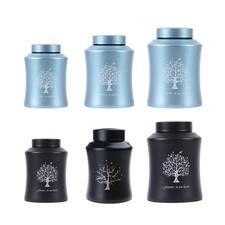 Small Memory Urns for Cats Dog Pet Ashes Jar Electroplate Metal Cremation Urns