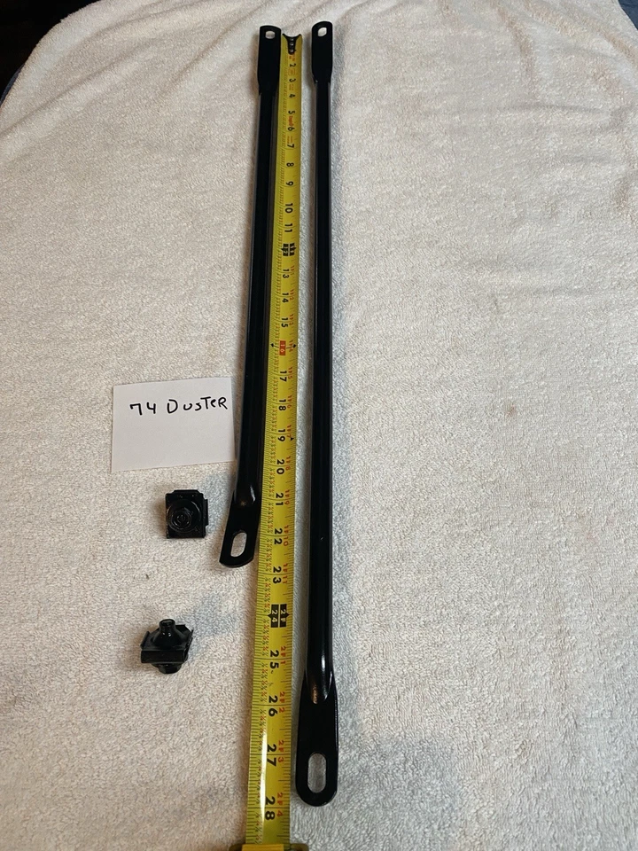 MOPAR 1974 PLYMOUTH DUSTER UPPER FENDER BRACES+CLIPS 73-76  A-BODY DART SPORT!!! Foto 2 de 4