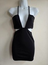 PrettyLittleThing Black Minidress size 6