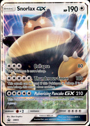 Snorlax GX SM05 Black Star Promo Holo