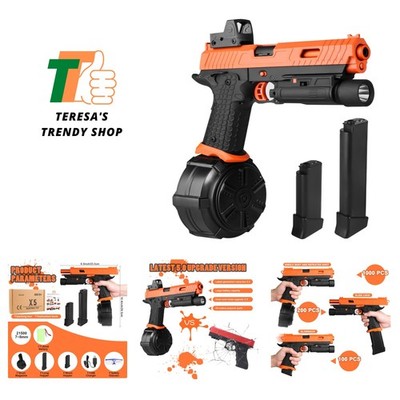 Upgraded X5 Electric Gel Toy Splat-Blaster with Drum & Clips   Fun for Ages 14+