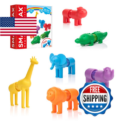 SmartMax My First Safari Animals STEM Magnetic Building Set Ages 1-5