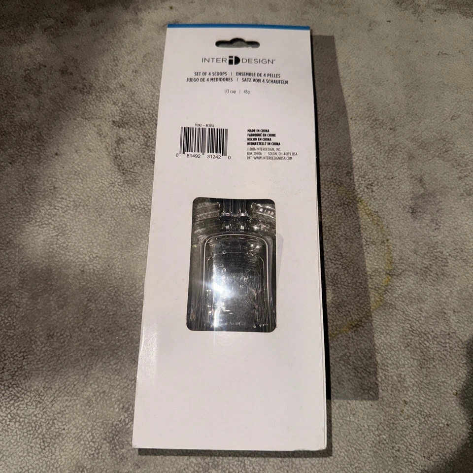 Inter Design Measuring Scoop Set of 4 1/3rd Cup 43g BRAND NEW - Image 2 of 3