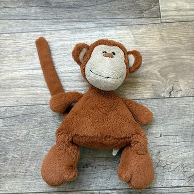 Jellycat Little Boppity Boing monkey plush ape stuffed animal sound 8''